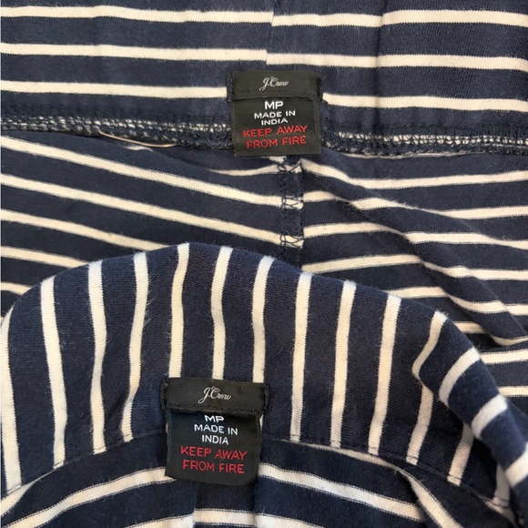 J. Crew Navy and White Striped Pajama Set - Picture 3 of 4